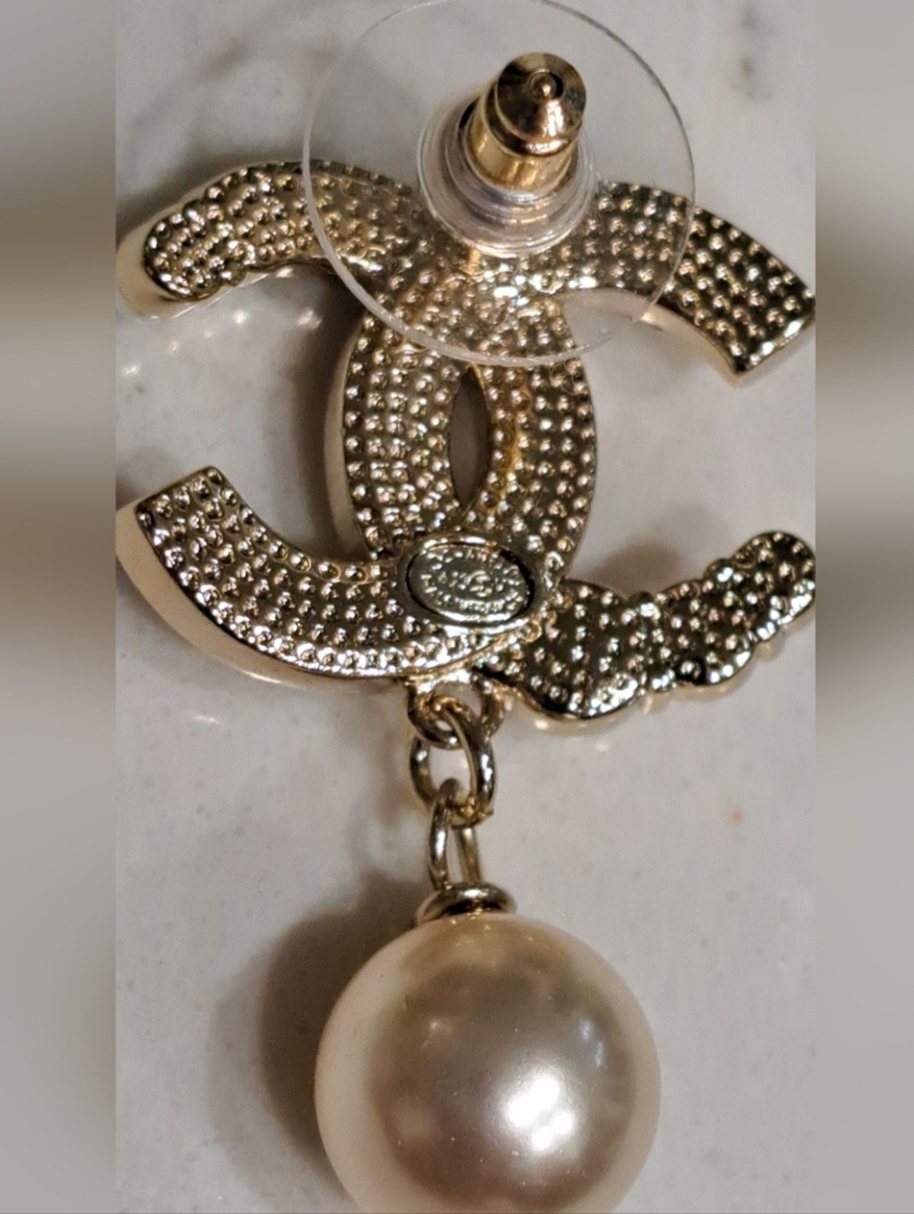 Chanel Earr.Hallmarked - Picture 2 of 4